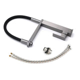 Darrahopens Furniture > Bathroom > Shower Heads & Screens Gun Metal Tall Kitchen Sink Basin Mixer Swivel Faucet Tap Pull Out Spout Head