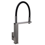 Darrahopens Furniture > Bathroom > Shower Heads & Screens Gun Metal Tall Kitchen Sink Basin Mixer Swivel Faucet Tap Pull Out Spout Head