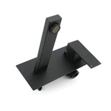 Darrahopens Furniture > Bathroom > Shower Heads & Screens Matt Black Basin Mixer Bathroom Tub Faucet Wall Mount Tap Hot Cold Water Spout