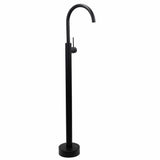 Darrahopens Furniture > Bathroom > Shower Heads & Screens Matt Black Indoor Bathtub Filler Free Standing Mixer Faucet Tap Spout Watermark
