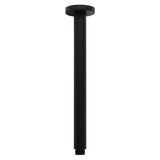 Darrahopens Furniture > Bathroom > Shower Heads & Screens Matt Black Round 16" Extra Large Rain Shower Head 300mm Ceiling Dropper Arm Set