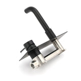 Darrahopens Furniture > Bathroom > Shower Heads & Screens Matt Black Round Basin Mixer Bathtub Wall Mounted Faucet Tap Laundry Spout Set
