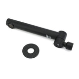 Darrahopens Furniture > Bathroom > Shower Heads & Screens Matt Black Round Basin Wall Mounted Spout Faucet Outlet 180° Swivel Tap Watermark