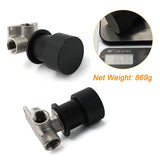 Darrahopens Furniture > Bathroom > Shower Heads & Screens Matt Black Round Knob Concealed Shower Mixer Valve Hot Cold Water Switch Tap Kit