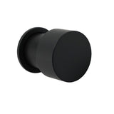 Darrahopens Furniture > Bathroom > Shower Heads & Screens Matt Black Round Knob Concealed Shower Mixer Valve Hot Cold Water Switch Tap Kit