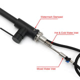 Matt Black Round Pull Out Down Kitchen Sink Tap Laundry Basin Mixer 2 Way Spout | darrahopens.com.au Premium AU Stock