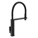 Darrahopens Furniture > Bathroom > Shower Heads & Screens Matt Black Swivel Kitchen Sink Basin Mixer Swivel Faucet Tapware Pull Out Spout