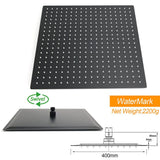 Darrahopens Furniture > Bathroom > Shower Heads & Screens Matt Black Twin Set 16" Extra Large Shower Head 3 Modes Handheld Gooseneck Arm Wall Mixer