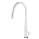 Darrahopens Furniture > Bathroom > Shower Heads & Screens Matte White 2 Modes Spray Kitchen Mixer Pull Out Sink Tap Laundry Swivel Faucet