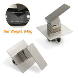 Darrahopens Furniture > Bathroom > Shower Heads & Screens Nickel Brushed Square Lead Free Shower Hot Cold Mixer Ceramic Cartridge Spindle