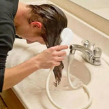 Darrahopens Furniture > Bathroom > Shower Heads & Screens Pet Shower Spray  Hose Single Tap Sink Bath Washing Holder Dog Head  Attachment