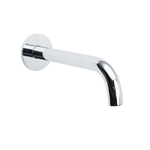 Polisehd Chrome Round 200mm Length Faucet Outlet Bath Tub Water Filler Spout Kit | darrahopens.com.au Premium AU Stock