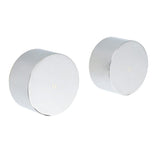 Darrahopens Furniture > Bathroom > Shower Heads & Screens Polished Chrome Round 1/4 Turn Twin Shower Taps Set Hot Cold Water Switch Mixer
