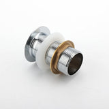 Darrahopens Furniture > Bathroom > Shower Heads & Screens Silver 32mm Pop Up Push Brass Plug Without Overflow Basin Drain Waste Watermark