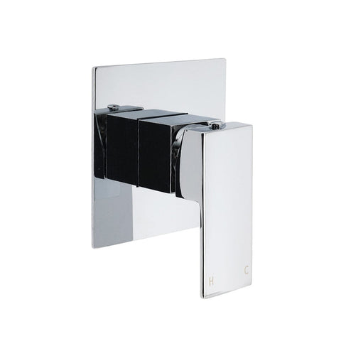 Darrahopens Furniture > Bathroom > Shower Heads & Screens Sqaure Brass Chrome Concealed Bath Shower Mixer Tap For Shower Head Spout Outlet