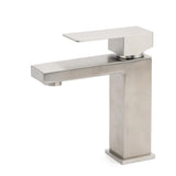 Darrahopens Furniture > Bathroom > Shower Heads & Screens Square Classic 6L/m Basin Vessel Mixer Faucet Tap Kitchen Laundry Brushed Nickel
