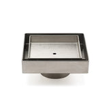 Darrahopens Furniture > Bathroom > Shower Heads & Screens Stainless Steel 100mm Square Tile Insert Shower Grate Floor Drain 50mm Outlet