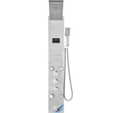 Darrahopens Furniture > Bathroom > Shower Heads & Screens VEVOR Shower Panel System, 6 Shower Modes, LED & Screen Hydroelectricity Shower Panel Tower, Rainfall, Waterfall, 5 Massage Jets, Tub Spout, Handheld Shower, Stainless Steel Wall-Mounted Shower Set