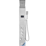 Darrahopens Furniture > Bathroom > Shower Heads & Screens VEVOR Shower Panel System, 6 Shower Modes, LED & Screen Hydroelectricity Shower Panel Tower, Rainfall, Waterfall, 5 Massage Jets, Tub Spout, Handheld Shower, Stainless Steel Wall-Mounted Shower Set