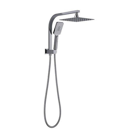 Darrahopens Furniture > Bathroom > Shower Heads & Screens Wall Mounted Chrome Dual Shower Mixer – Rainfall & Handheld Massage Head