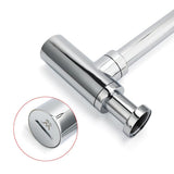 Darrahopens Furniture > Bathroom > Shower Heads & Screens Watermark Adjustable 32mm Wall Bottle Trap Basin Sink Vanity Waste Drain Brass