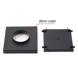 Darrahopens Furniture > Bathroom > Shower Heads & Screens Watermark Black 150x150mm Tile Insert Floor Drain Shower Grate 80mm Waste Outlet
