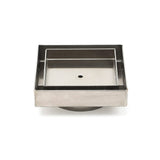 Darrahopens Furniture > Bathroom > Shower Heads & Screens WaterMark Brushed 100mm Square Tile Insert Shower Grate Floor Drain 80mm Waste