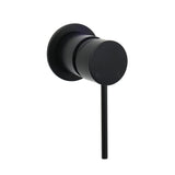Darrahopens Furniture > Bathroom > Shower Heads & Screens Watermark Matt Black Round Bath Shower Mixer Valve Hot Cold Water Tap Small Face