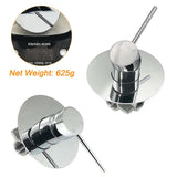 Watermark Round Pin Lever Hot Cold Water Mixer Bathroom Shower Tap Valve Chrome | darrahopens.com.au Premium AU Stock