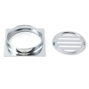 Darrahopens Furniture > Bathroom > Shower Heads & Screens Watermark Stainless Steel 85x85mm Small Square Shower Grate Floor Drain 72mm Outlet