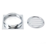 Darrahopens Furniture > Bathroom > Shower Heads & Screens Watermark Stainless Steel 85x85mm Small Square Shower Grate Floor Drain 72mm Outlet
