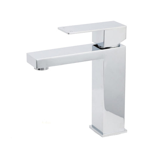 WEL Standard 6L/min Square Basin Vessel Mixer Faucet Tap Kitchen Laundry Chrome | darrahopens.com.au Premium AU Stock
