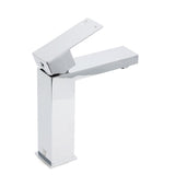 Darrahopens Furniture > Bathroom > Shower Heads & Screens WEL Standard 6L/min Square Basin Vessel Mixer Faucet Tap Kitchen Laundry Chrome