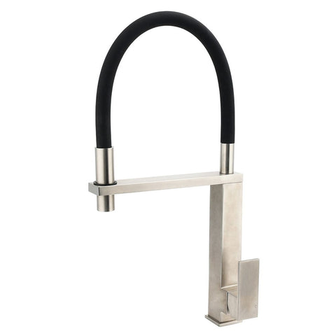 Darrahopens Furniture > Bathroom > Shower Heads & Screens WELS 6.0L/m Chrome Kitchen Sink Basin Mixer Swivel Faucet Tapware Pull Out Spout