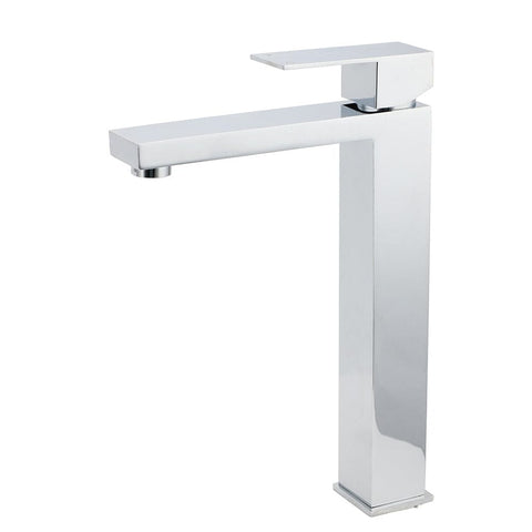 WELS 6L/m Square 310mm Tall Basin Vessel Mixer Faucet Tap Kitchen Laundry Chrome | darrahopens.com.au Premium AU Stock