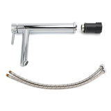 Darrahopens Furniture > Bathroom > Shower Heads & Screens WELS 7.5L/m Round Tall Laundry Basin Mixer Vanity Sink Faucet Tap Polish Chrome