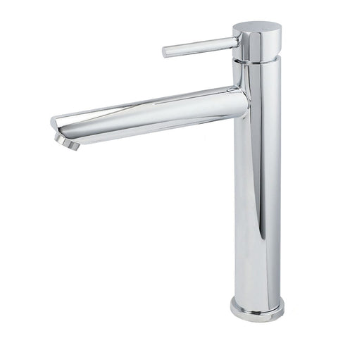 Darrahopens Furniture > Bathroom > Shower Heads & Screens WELS 7.5L/m Round Tall Laundry Basin Mixer Vanity Sink Faucet Tap Polish Chrome