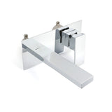 Darrahopens Furniture > Bathroom > Shower Heads & Screens WELS 7.5L/min Basin Mixer Bathroom Vanity Brass Chrome Wall Mounted Spout Outlet