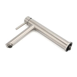 Darrahopens Furniture > Bathroom > Shower Heads & Screens WELS Bathroom Laundry Round Basin Mixer Vanity Sink Faucet Tap Silver Brushed