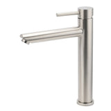 Darrahopens Furniture > Bathroom > Shower Heads & Screens WELS Bathroom Laundry Round Basin Mixer Vanity Sink Faucet Tap Silver Brushed