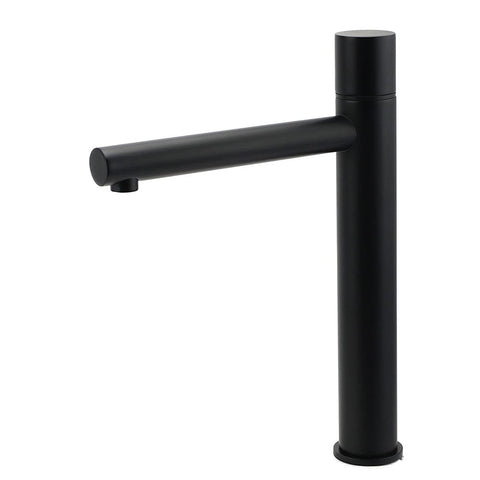 Darrahopens Furniture > Bathroom > Shower Heads & Screens WELS Black 30cm Tall Basin Mixer Vanity Sink Faucet Bubble Tap Laundry 180º Turn