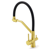 WELS Brushed Gold 3-Way Pure Drink Water Kitchen Mixer Sink Tap Pull Out Spout | darrahopens.com.au Premium AU Stock