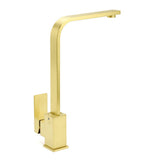 Darrahopens Furniture > Bathroom > Shower Heads & Screens WELS Brushed Gold Gooseneck 360º Swivel Laundry Sink Kitchen Mixer Faucet Tap