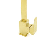 Darrahopens Furniture > Bathroom > Shower Heads & Screens WELS Brushed Gold Gooseneck 360º Swivel Laundry Sink Kitchen Mixer Faucet Tap