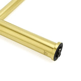 Darrahopens Furniture > Bathroom > Shower Heads & Screens WELS Brushed Gold Laundry Round Tall Basin Mixer Vanity Sink Faucet Tap 304 SUS