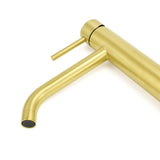 Darrahopens Furniture > Bathroom > Shower Heads & Screens WELS Brushed Gold Tall Kitchen Laundry Basin Mixer Vanity Sink Faucet Tap Bath