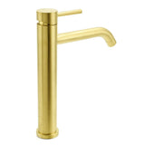 Darrahopens Furniture > Bathroom > Shower Heads & Screens WELS Brushed Gold Tall Kitchen Laundry Basin Mixer Vanity Sink Faucet Tap Bath