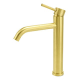 Darrahopens Furniture > Bathroom > Shower Heads & Screens WELS Brushed Gold Tall Kitchen Laundry Basin Mixer Vanity Sink Faucet Tap Bath