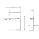 Darrahopens Furniture > Bathroom > Shower Heads & Screens WELS Brushed Nickel Laundry Standard Basin Mixer Vanity Sink Faucet Spout Tap