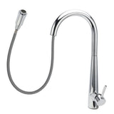 Darrahopens Furniture > Bathroom > Shower Heads & Screens WELS Chrome Pull Out Kitchen Sink Tap Round Basin Mixer Faucet Flexible Spout